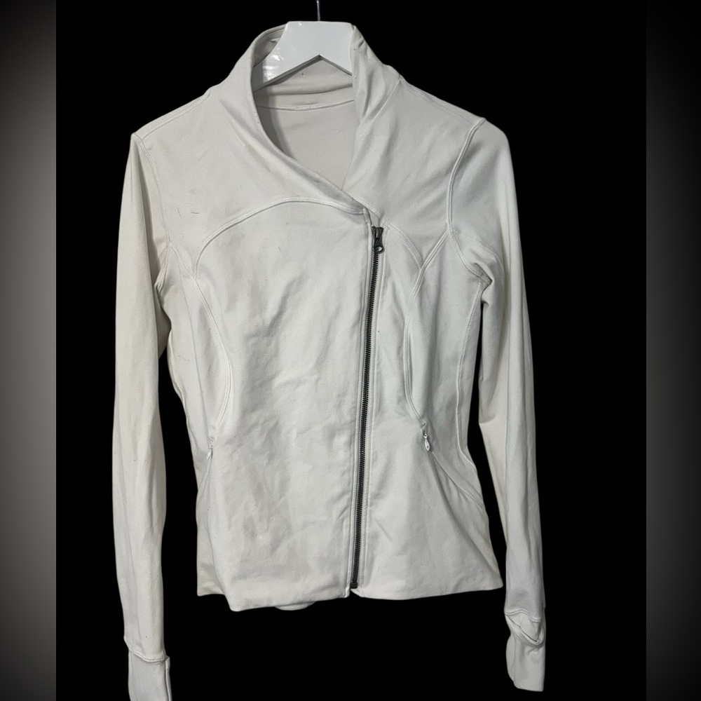 Lululemon Precision Jacket Size 10 Asymmetrical Z… - image 3